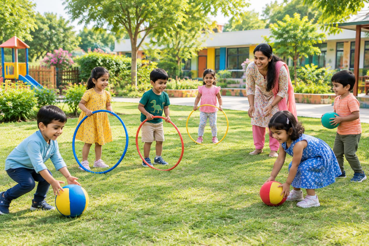 Archer Kids children playing and learning together