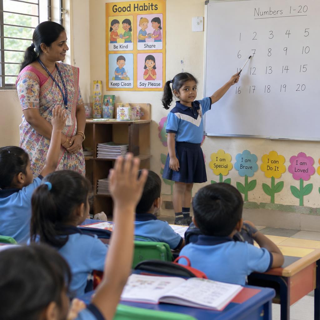 Senior KG children at an Archer Kids centre